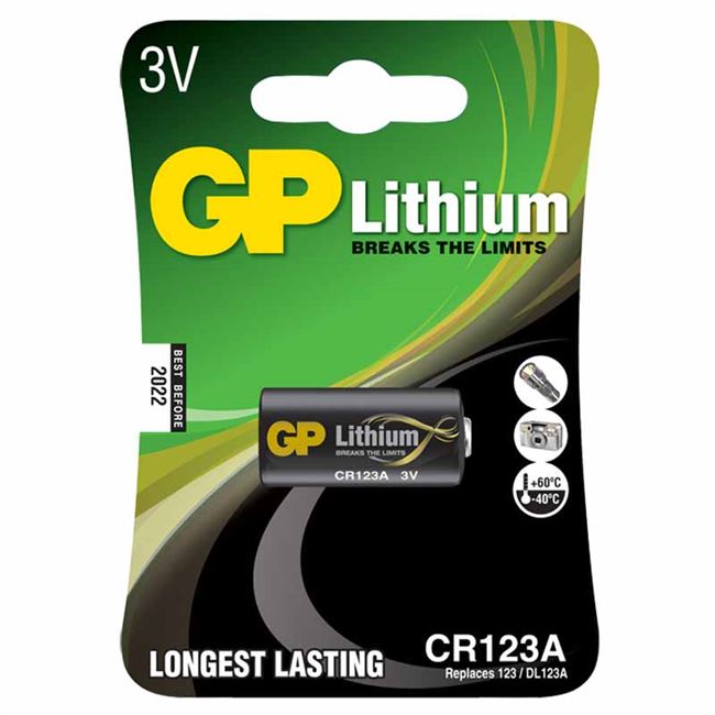 Batteri GP CR123A-U1/123A