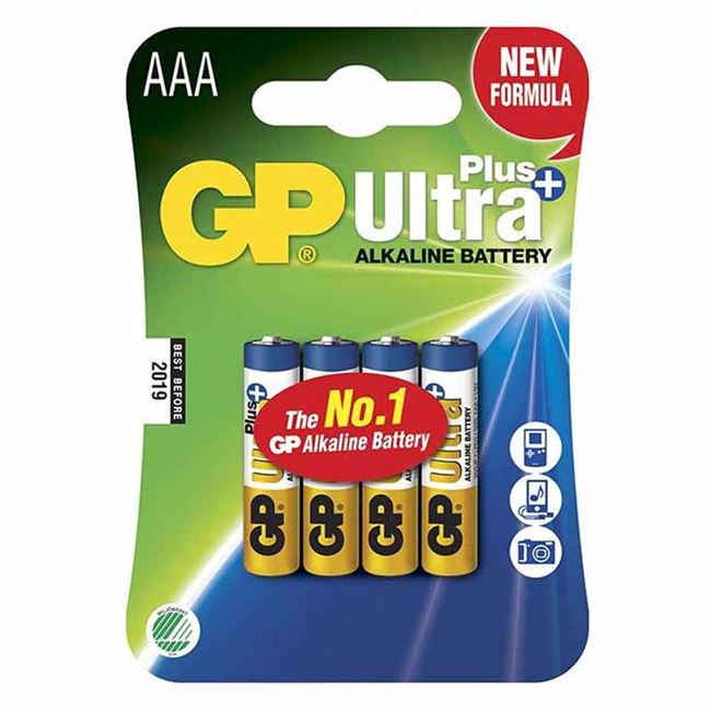Batteri GP Ultra AAA 1,5v 4 stk.