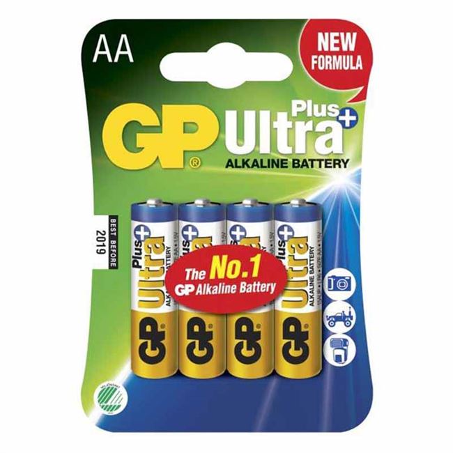 Batteri GP Ultra AA 1,5v 4 stk