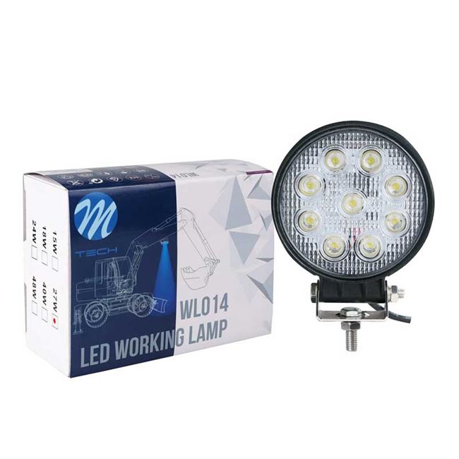 Arbejdslampe 9x3w 27W Led 6000K