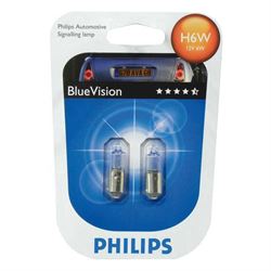 Philips H6W 12V 6W Bluevision