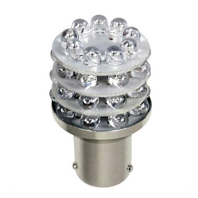 Led R10W BA15S 10W Rød 36 led 12V stk.