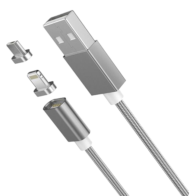 Ladekabel til USB Lightning/ Micro SL